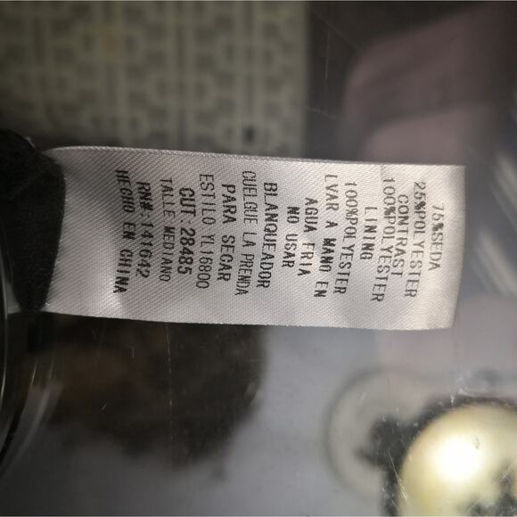 Fab'rik Black Keyhole Silk Maxi Dress M Boho Minimalist Retrogirl Glam Party - Picture 7 of 7